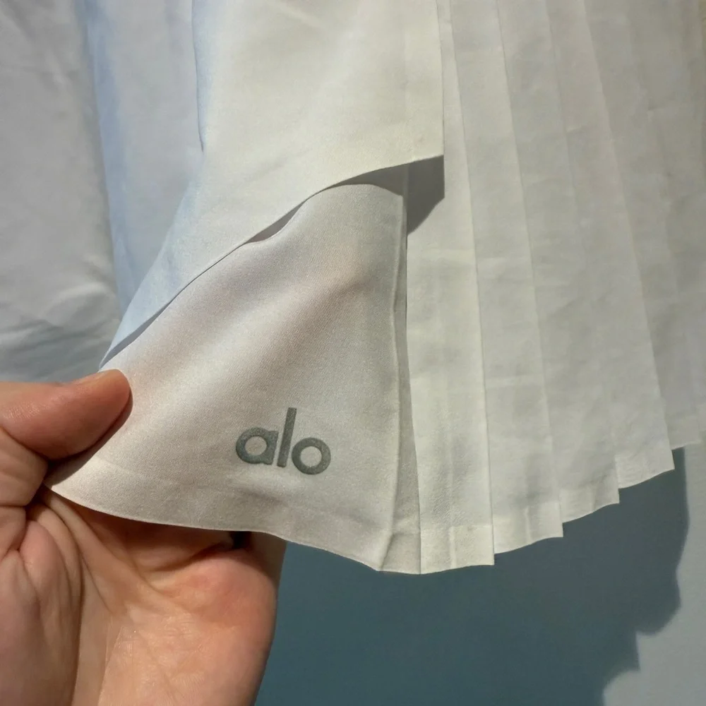 alo Aces White Tennis Skirt size X-Small